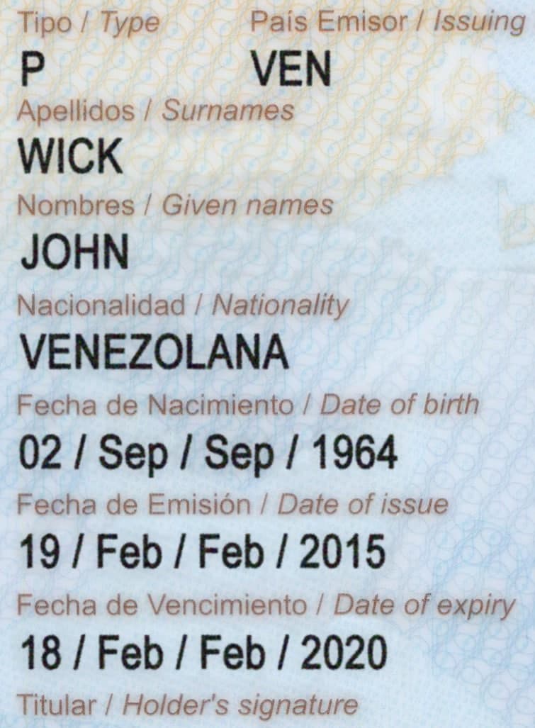 Venezuela Passport-3