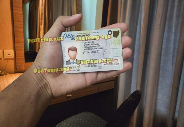 US Drivers License Template PSD PDF Download