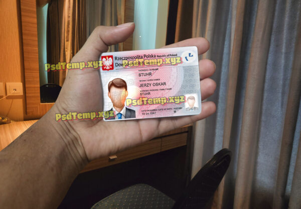 Cyprus ID Card Template PSD - Image 2